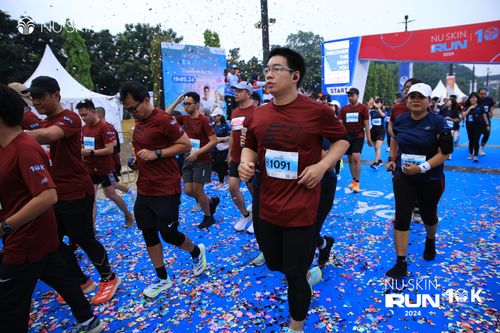 Race photo from Nu Skin Run 10K