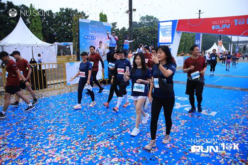 Race photo from Nu Skin Run 10K