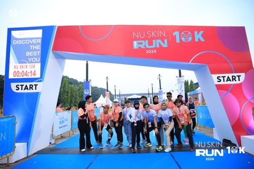 Race photo from Nu Skin Run 10K