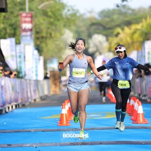 Race photo from BOGORUN 2026
