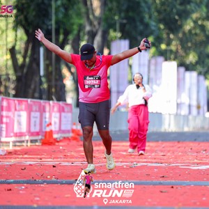 Race photo from SMARTFREN RUN 2026