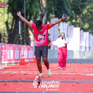 Race photo from SMARTFREN RUN 2026
