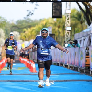Race photo from BOGORUN 2026
