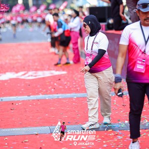 Race photo from SMARTFREN RUN 2026