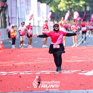 Race photo from SMARTFREN RUN 2026