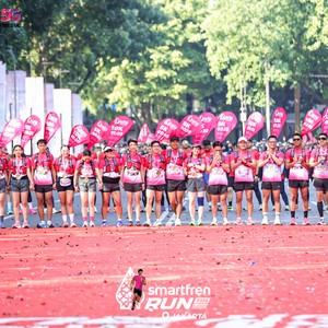 Race photo from SMARTFREN RUN 2026