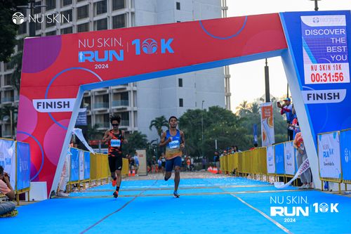 Race photo from Nu Skin Run 10K