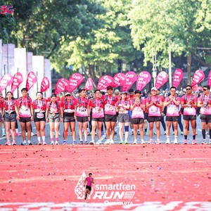 Race photo from SMARTFREN RUN 2026