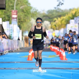 Race photo from BOGORUN 2026
