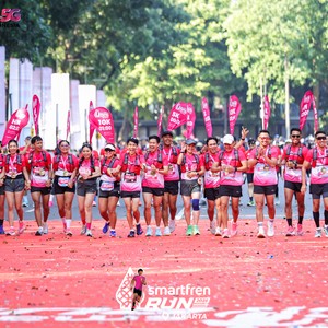 Race photo from SMARTFREN RUN 2026