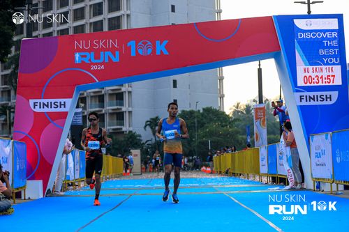 Race photo from Nu Skin Run 10K