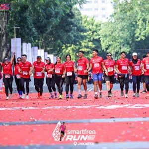 Race photo from SMARTFREN RUN 2026