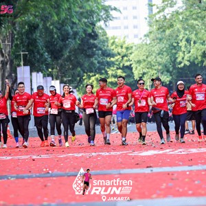 Race photo from SMARTFREN RUN 2026