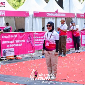 Race photo from SMARTFREN RUN 2026