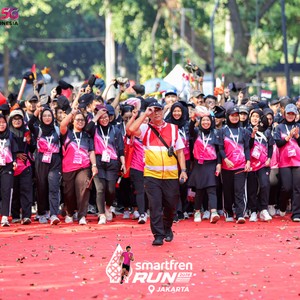 Race photo from SMARTFREN RUN 2026