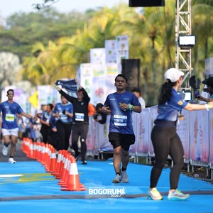 Race photo from BOGORUN 2026