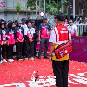 Race photo from SMARTFREN RUN 2026