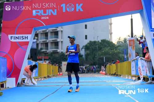 Race photo from Nu Skin Run 10K