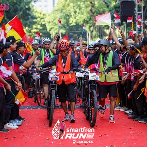 Race photo from SMARTFREN RUN 2026