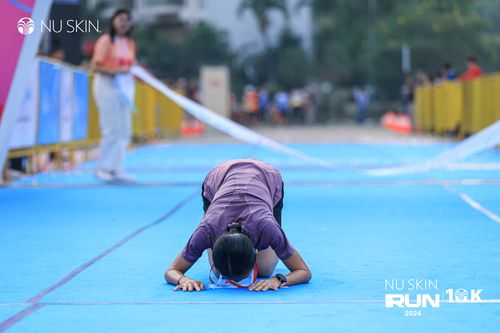 Race photo from Nu Skin Run 10K