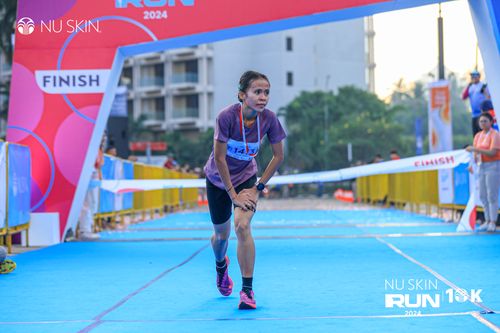 Race photo from Nu Skin Run 10K