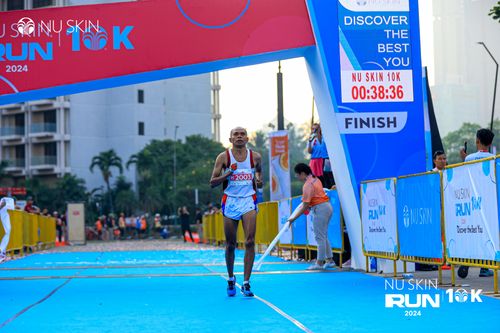 Race photo from Nu Skin Run 10K