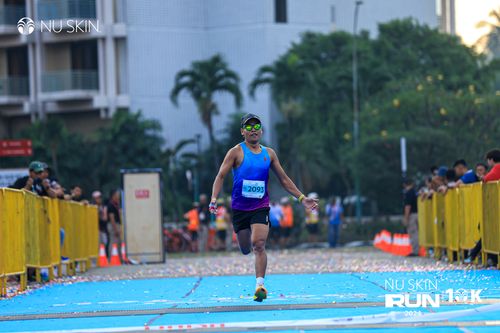 Race photo from Nu Skin Run 10K