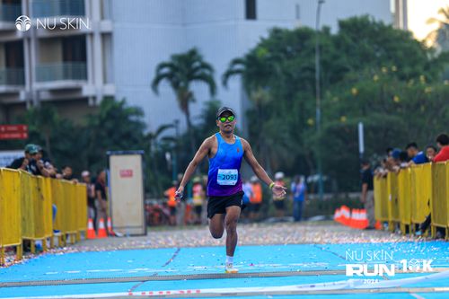 Race photo from Nu Skin Run 10K
