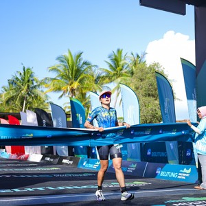 Race photo from Belitung Multisport Festival