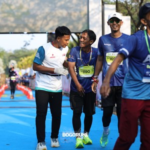 Race photo from BOGORUN 2026