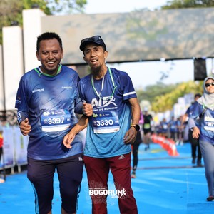 Race photo from BOGORUN 2026