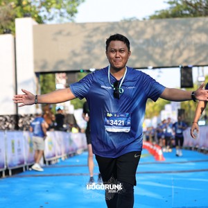 Race photo from BOGORUN 2026