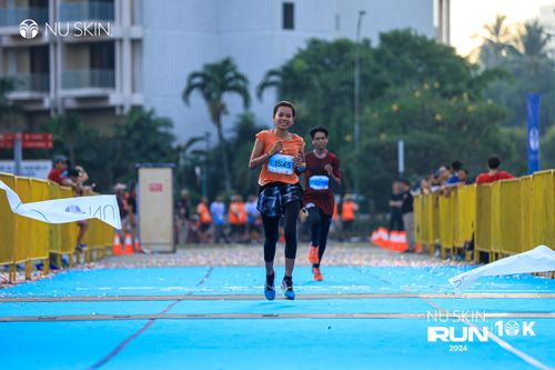 Race photo from Nu Skin Run 10K