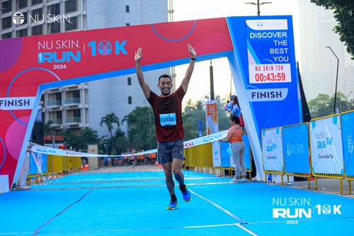 Race photo from Nu Skin Run 10K