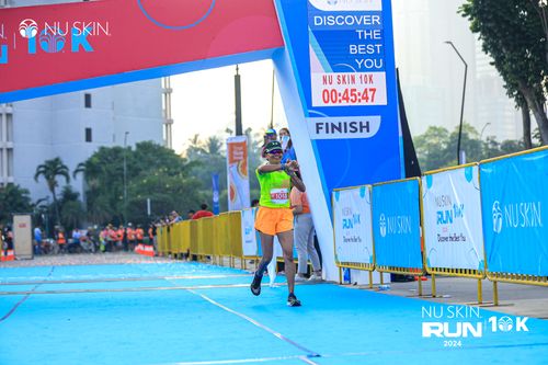 Race photo from Nu Skin Run 10K