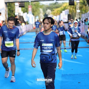 Race photo from BOGORUN 2026
