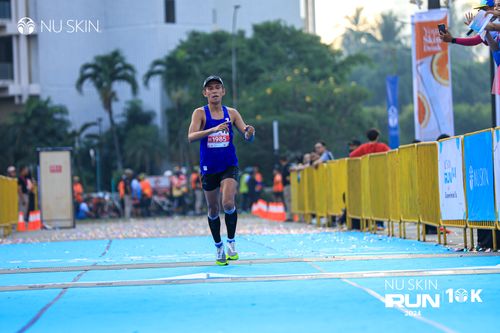 Race photo from Nu Skin Run 10K