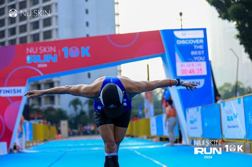 Race photo from Nu Skin Run 10K