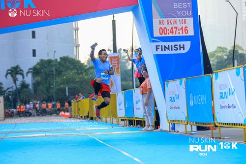 Race photo from Nu Skin Run 10K