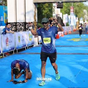 Race photo from BOGORUN 2026
