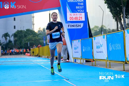 Race photo from Nu Skin Run 10K