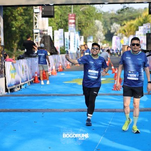 Race photo from BOGORUN 2026