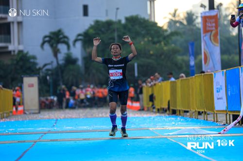 Race photo from Nu Skin Run 10K