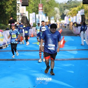 Race photo from BOGORUN 2026