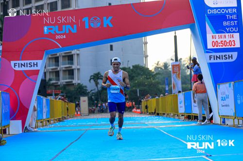 Race photo from Nu Skin Run 10K