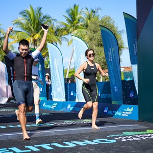 Race photo from Belitung Multisport Festival