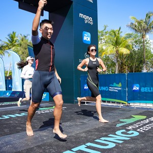 Race photo from Belitung Multisport Festival