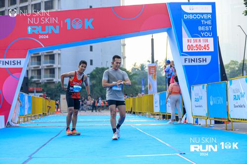 Race photo from Nu Skin Run 10K