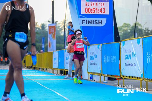 Race photo from Nu Skin Run 10K