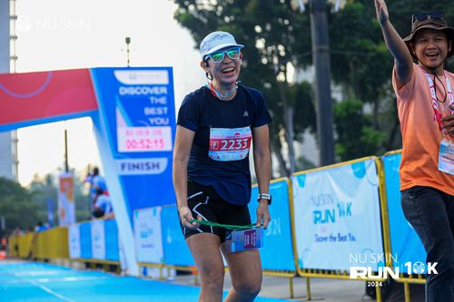 Race photo from Nu Skin Run 10K